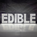 EPL EDIBLE, Led 1G On-Off Sign, Eye-Catching, Super Bright, 8"x30" & Power Cord, Electric CBD Shop Cannabis Dispensary Window Store Decor
