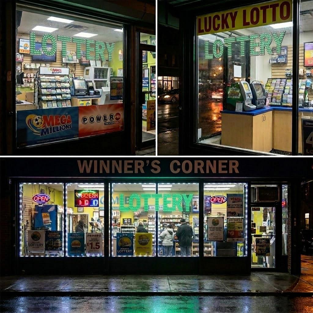 EPL Lottery green, LED 3G Sparkling sign, Eye-catching sign, Super Bright, 7"x32", Remote Control & Business Decor, Shop Advertising Display