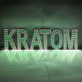 EPL KRATOM Green, LED 3G Sparkling Sign, Eye-catching, Super Bright, 8"x30", Remote Control, Smoke Shop & Business decor, Storefront display
