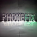 EPL PHONE FIX White/Green, Led 2G Blinking Sign, Eye-Catching, Super Bright, 7"x34", Remote, Repair Shop Business decor, Storefront display