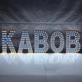 EPL KABOB Blue, LED 2G Blinking Sign, Eye-catching Sign, Super Bright, 7"x26", Remote Control, Restaurant Food Decor, Shop Window Display